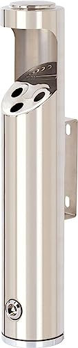 Runder Wand-Aschenbecher aus Edelstahl, VB 659968, Edelstahl