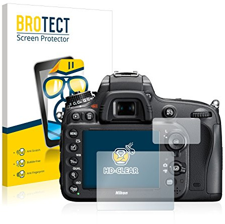BROTECT (2 Stück Schutzfolie für Nikon D610 Displayschutz Folie Made in Germany, Ultra-Klar