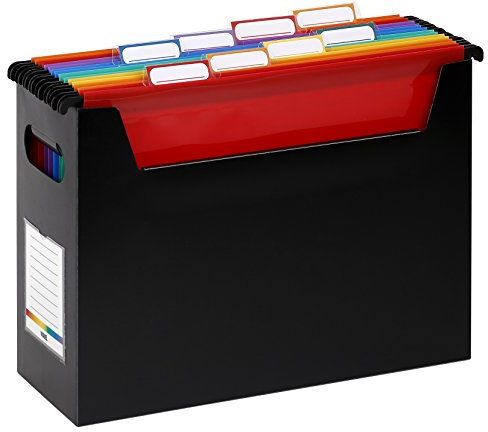 Viquel easycase Scatola Garnie di 8 Cartelle Sospese in polipropilene colori vivi