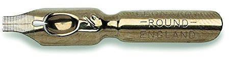 Chronicle Manuskript: Kalligraphie Nib: Art B - Bronze Round - Größe 1 1/2