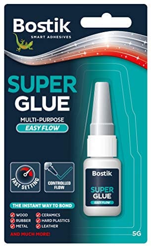 Bostik Glu & Fix Super Glu Easy Flow Safety Cap Bottle 5g Ref 80608 [Pack 6]