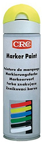 CRC - Vernice per marcatura, 500 ml, colore: giallo fluorescente