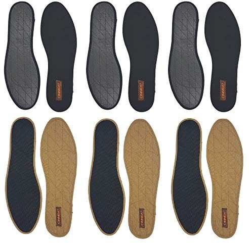 Cinnea Zimt-Einlegesohlen 3 Paar, schwarz Größe 36 I 23,5cm, Zimtsohlen Zimteinlagen Zimtsohlen (36)