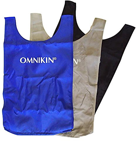 Omnikin® KIN-Ball® Mannschaftswesten | 12er Set | Blau, Grau, Schwarz