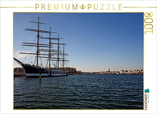 CALVENDO Puzzle Blick vom Priwall auf die Passat und Travemünde | 1000 Teile Lege-Größe 64 x 48 cm Foto-Puzzle für glückliche Stunden