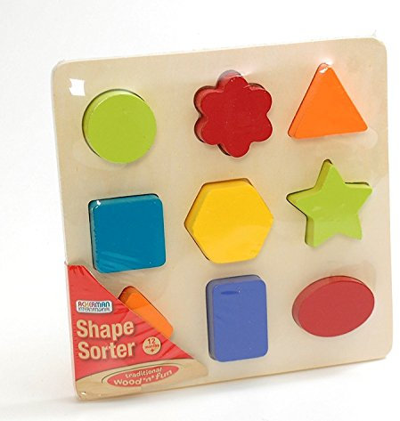 Ackerman Wooden Shape Sorter Sorting Puzzle