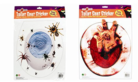 Halloween horror Toilette WC Dekoration-und Spülkasten scene setter hinzufügen, Kunststoff, Dekoration