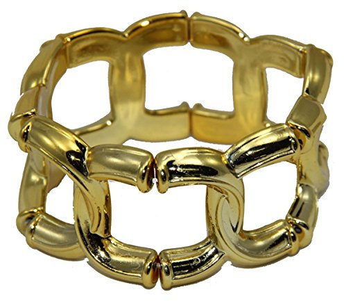 Foxxeo goldenes 20er Jahre Armband für Damen - 40er 50er 60er Jahre gold Armreif Gold Schmuck Armkette