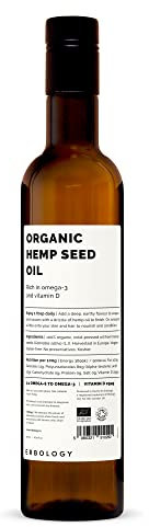 Erbology Bio-Hanfsamenöl 500 ml - 20% Omega-3