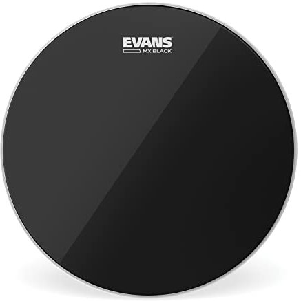 Evans MX Black Marching Tenor Drum Head, 10 Inch