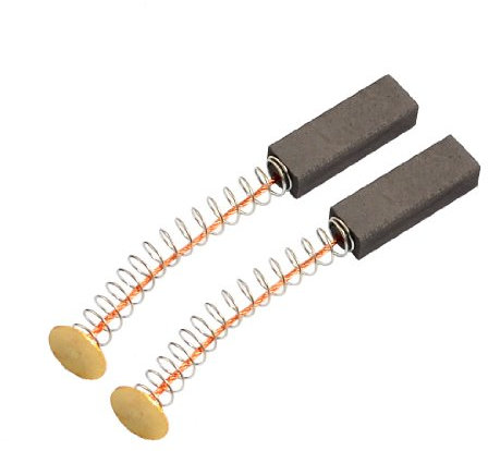 sourcing map Escobillas de Carbón 2 Piezas, 6mm x 8mm x 24mm, para Motor Eléctrico Genérico, Pieza de Reparación de Repuesto