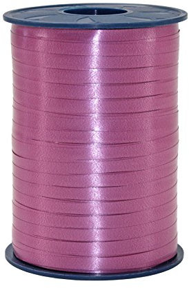 Präsent C.E. PATTBERG Geschenkband Altrosa, 250 Meter Ringelband 10 mm zum Basteln, Dekorieren & Verpacken von Geschenken zu jedem Anlass