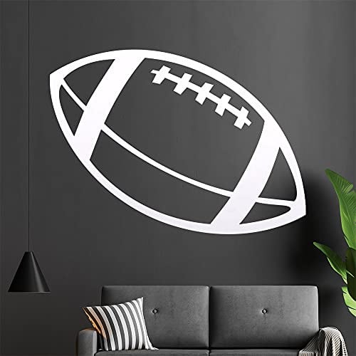 Football Wandtattoo in 6 Größen - Wandaufkleber Wall Sticker - Dekoration, Küche, Wohnzimmer, Schlafzimmer, Badezimmer