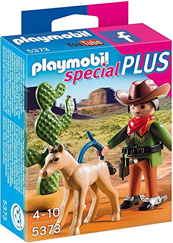 PLAYMOBIL 5373 Cowboy mit Fohlen