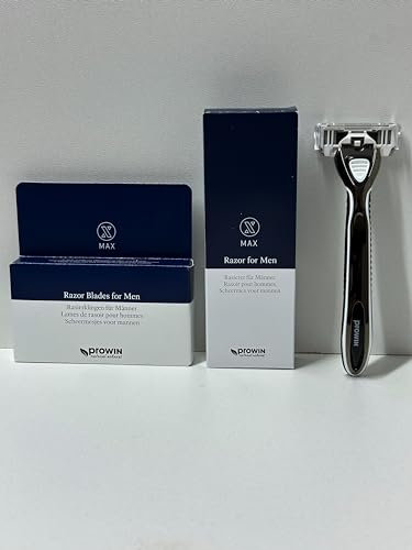 PROWIN MAX RAZOR FOR MEN & BLADES FOR MEN, 3 Stück