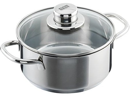 Kuhn Rikon - Olla de cocina (2,6 L/20 cm, acero inoxidable, 28 x 22 x 12 cm)