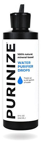 PURINIZE - Die beste und einzige patentierte natürliche Wasserreinigungslösung – chemikalienfreie Camping- und Überlebenswasserreinigung (227 ml)
