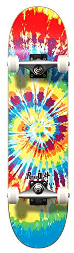 Yocaher Punked Complete Skateboard 7.75 x 31 Pro Skateboards with Black Widow Grip Tape, Aluminum Alloy Truck, ABEC-7 Bearing, 54mm Skateboard Wheels (Complete 7.75 Tie Dye Original)