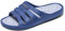JOMIX Chanclas Hombre Verano Cómodas Zapatillas Casa Sandalias Piscina Mar Ducha Transpirable Ligera Chanclas de Goma EVA, Navy, 42 EU