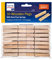 HOMESHOPA Wooden Clothes Pegs, 30 Pack Washing Line Cloth Clips, Rust and Moisture Resistant Laundry Pegs, Strong Grip Multipurpose Clips for Arts & Crafts, Clothespin for DIY, Photo Hanging, 7.5cm