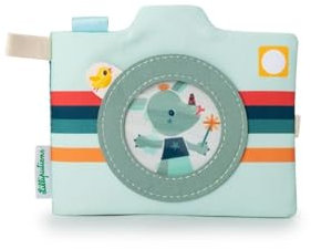 Lilliputiens - Baby-Fotoalbum Joe der Drache - 10 Fototaschen für Erinnerungen - Ideal für die Kita oder Familienausflüge - Lernspaß kombiniert mit Spiel - Personalisierbares Cover -Ab 9 Monaten-83434