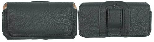 Quertasche mit Gürtelclip und Gürtelschlaufe - Passend für Nokia 8210 4G, 6310 (2021), 6300 4G, 8000 4G, 150 (2020) & 125 - Maximales Innenmaß 140 x 59 x 15 mm