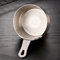 Cacerola de acero inoxidable, olla de leche de acero inoxidable, cacerola no pequeña, cacerola pequeña de metal para el hogar, cocina (60 ml, plateado)