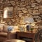 Stein Tapete 3D Stereo Steinoptik Tapete PVC Retro Moderne Wanddeko Wallpaper Wandtapete Steinwand Panel Fototapete Dekoration Study Zimmer Wohnzimmer Restaurant Cafe Deko (Braun)