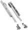 GTV Underfloor Guides 3DFPO Guide for Lower Mounting 3D Regulation Full Extension Opening Synchronisation Load up to 35 kg L = 420 mm