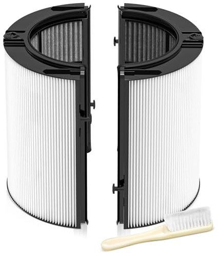 1 Packung 360 Kombi Glas HEPA + Carbon Luftreinigerfilter Ersatz für Dyson HP10 HP07 TP10 TP09 TP07 TP06 TP04 TP4A HP04 HP06 HP09 HP4B PH01 PH02 PH03 PH04 PH3A DP04 Pure Cool Humidi fy Fan