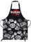 Smooffly Sushi-Bar-Menü-Schürze, verstellbare Schürze, Kochen, Küche, Koch, Damen, Herren, Schürzen für Zuhause, Küche, Restaurant, Kaffeehaus, Backen, Gartenarbeit, Grillen, Sushi-Bar-Menü, 27x31