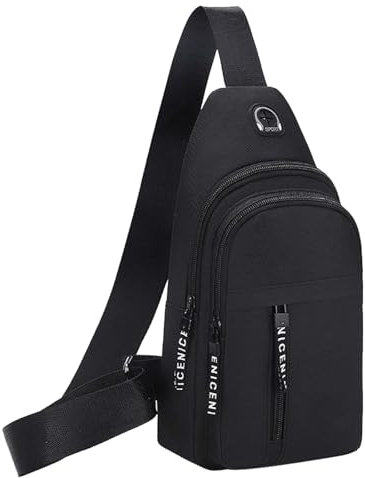 JSTHHTT Gym Shoulder Bags: Sling Bag Damen Klein, Sling Rucksack Damen, Eingurt Rucksack - Sport-Schultertaschen für Herren und Damen, Brusttasche Herren Damen - Ideal für Reisen, Sport und Freizeit
