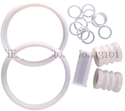 15+2Pcs Silicone Seal Rings Gaskets Accessories Tubes Components ，Compatible for VEVOR Ice Cream Machines ，Compatible for YKF Soft Serve Machine Spare Parts