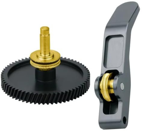 XBERSTAR Extrudergetriebe Montage für Bambulab A1 / für Bambulab A1 Mini 3D Drucker Getriebe Nanobeschichtetes Extruder Getriebe 3D Drucker Zubehör (Nano Coating-Gold)