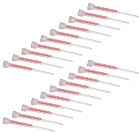 20Pieces Statics Mixer Nozzles for Concrete Glues and Mortar Redness Plus FIS Mixer