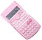 Calcolatrice Scientifica 12 Cifre 240 Funzioni Calcolatrice Multifunzione con Ampio Display e Coperchio Scorrevole per Studenti (Rosa)