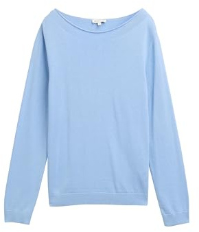 Tom Tailor Damen Strickpullover mit U-Boot-Ausschnitt