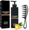 Root Activator Shampoo,Root Activating Shampoo Natürlich Pflegend Anti Haarausfall Shampoo mit 1 Kamm Haarverdichtungs Shampoo Fördern Sie Das Haarwachstum,Geeignet für Männer und Frauen