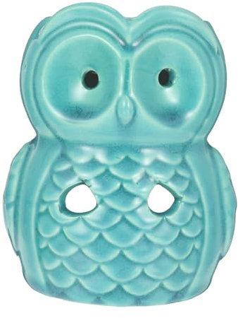 Alipis 1 Pc Quemador de Incienso de cerámica Calentadores de Velas aromáticas ambientador Aire Acondicionado Air fruer difusor de Aroma Decorativo difusor cerámico Blue