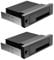 Giwnhvx 2X 5.25 Inch Internal Tray-Less Bay III Hard Drive Backplane Enclosure Hot Swap Mobile Rack for 2.5/3.5 Inch HDD