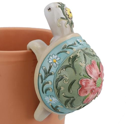 Tortoise Turtle Plant Pot Hanger Garden Yard Home Ornament Statue Vase