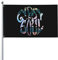 Drapeau Pirate Avec Œillets, Slogan De L'Âme Gitane Décoratifs Suspendus Fanion Pour Décoration Fête Drapeaux 90X150Cm