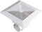 KICHOUSE Ventilador Extractor Silencioso de Baño Ventilación de Cocina y Baño Montaje Techo o Pared Diseño Estético y Instalación Extractor de Aire