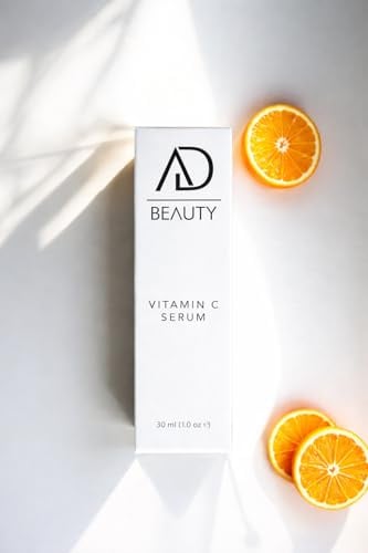 Vitamin C Serum AD BEAUTY – Anti-Aging & Feuchtigkeitspflege für Gesicht – strahlende Haut – hormonfrei & vegan