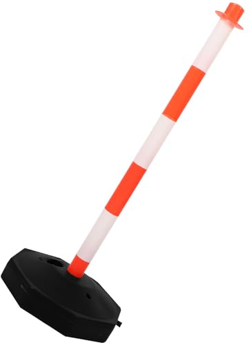 FUOYLOO Colonne de Signalisation de Sécurité Routière en Matériau Amortissant pour Installation Fixe ou Mobile sur Sites Industriels et Chantiers