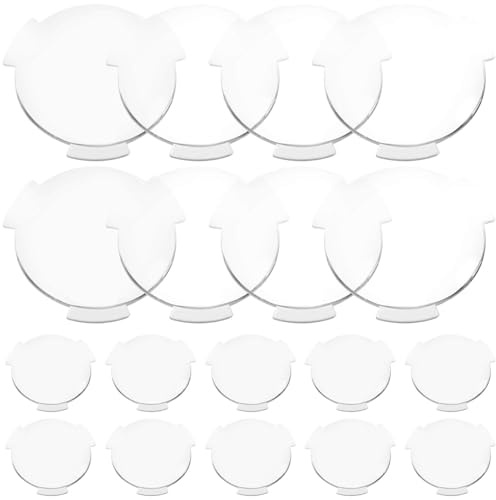 CLISPEED Lenti Biconvesse Diametro 25mm in Plastica PC 20 Pezzi e Focale 45mm, Design Ergonomico per Occhiali Vr 3d per Console di Gioco e Attività di Gruppo