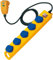 Brennenstuhl Super-Solid SL 544 D FI IP44 Steckdosenverteiler Baustelleneinsatz und Outdoor 5-fach 5m, 1159870816