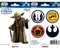 ABYstyle ABYDCO159 - Aufkleber, Star Wars Yoda/Symbole
