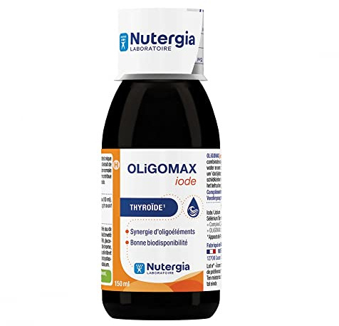 Oligomax Iode | A Base d'Oligoéléments | 150ml | Nutergia