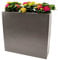 Elegant Einrichten Pflanztrog, Pflanzkübel Fiberglas als Raumteiler 84x30x80cm anthrazit-metallic.